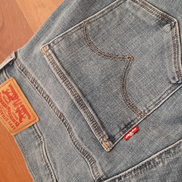 LEVI'S Original Slimming Straight Medium Wash Jeans - Size W29/L32 - Picture 5 of 9